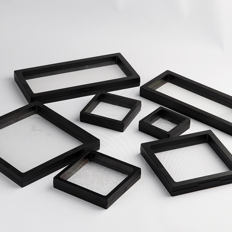 百达宝莉新中式首饰盒 透明防尘pe薄膜悬浮盒展示饰品包装盒收纳产品图