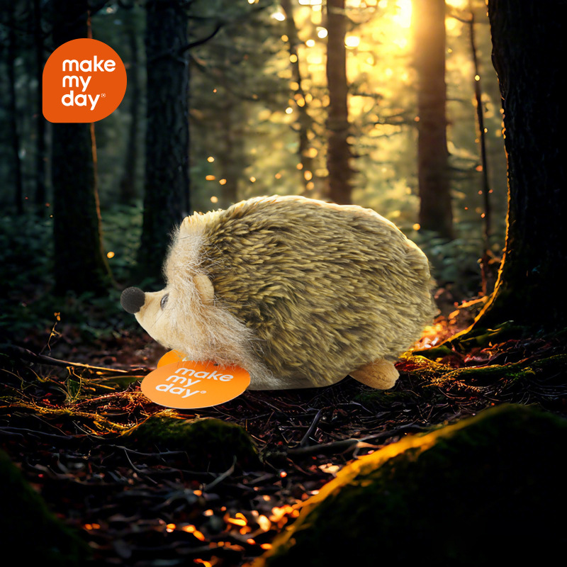 Super cute and realistic hedgehog, furry hedgehog simulation desert hedgehog doll, little hedgehog figurine in stock for wholesale Specification image