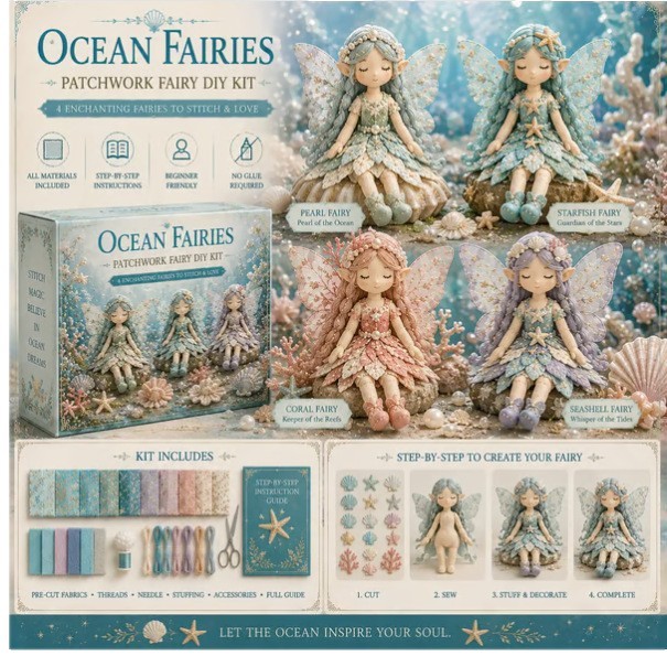 Cross-border Fairy Patchwork DIY Collection DIY Patchwork Fairy Set Fairy Series Item Picture