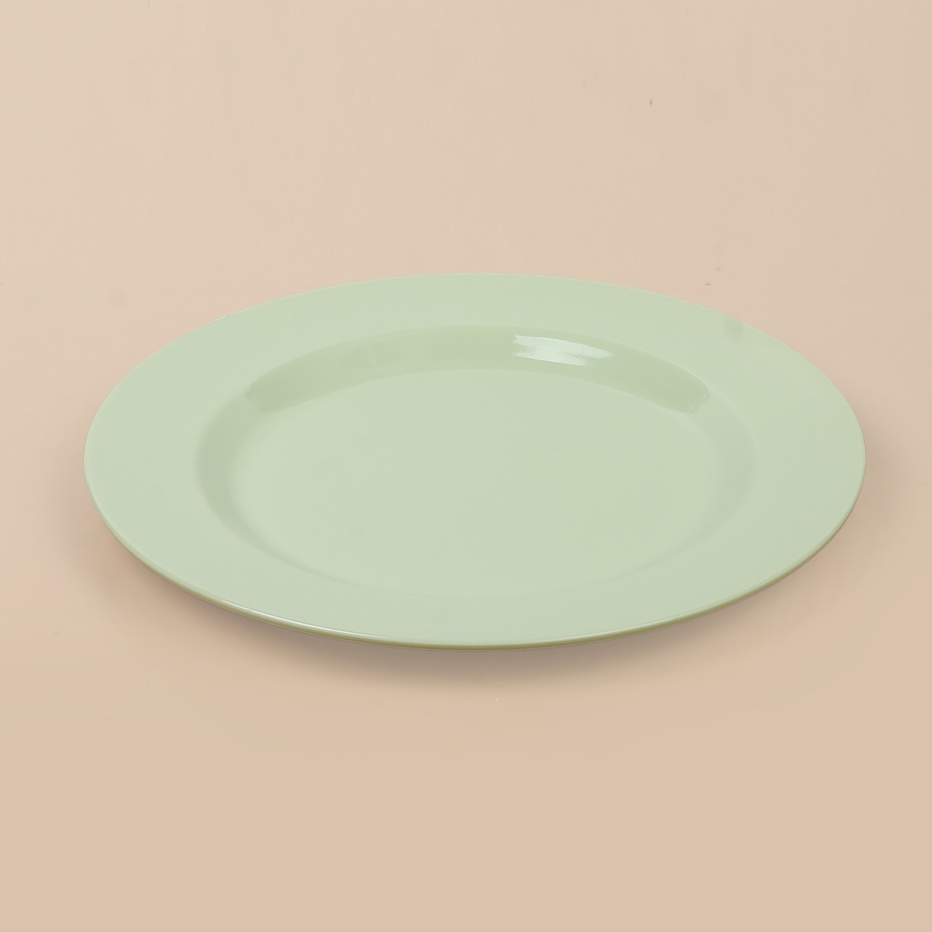 Customized melamine tableware for foreign trade, green restaurant rice bowls, commercial and hotel stir-frying and cold dish plates, hot pot plates Item Picture