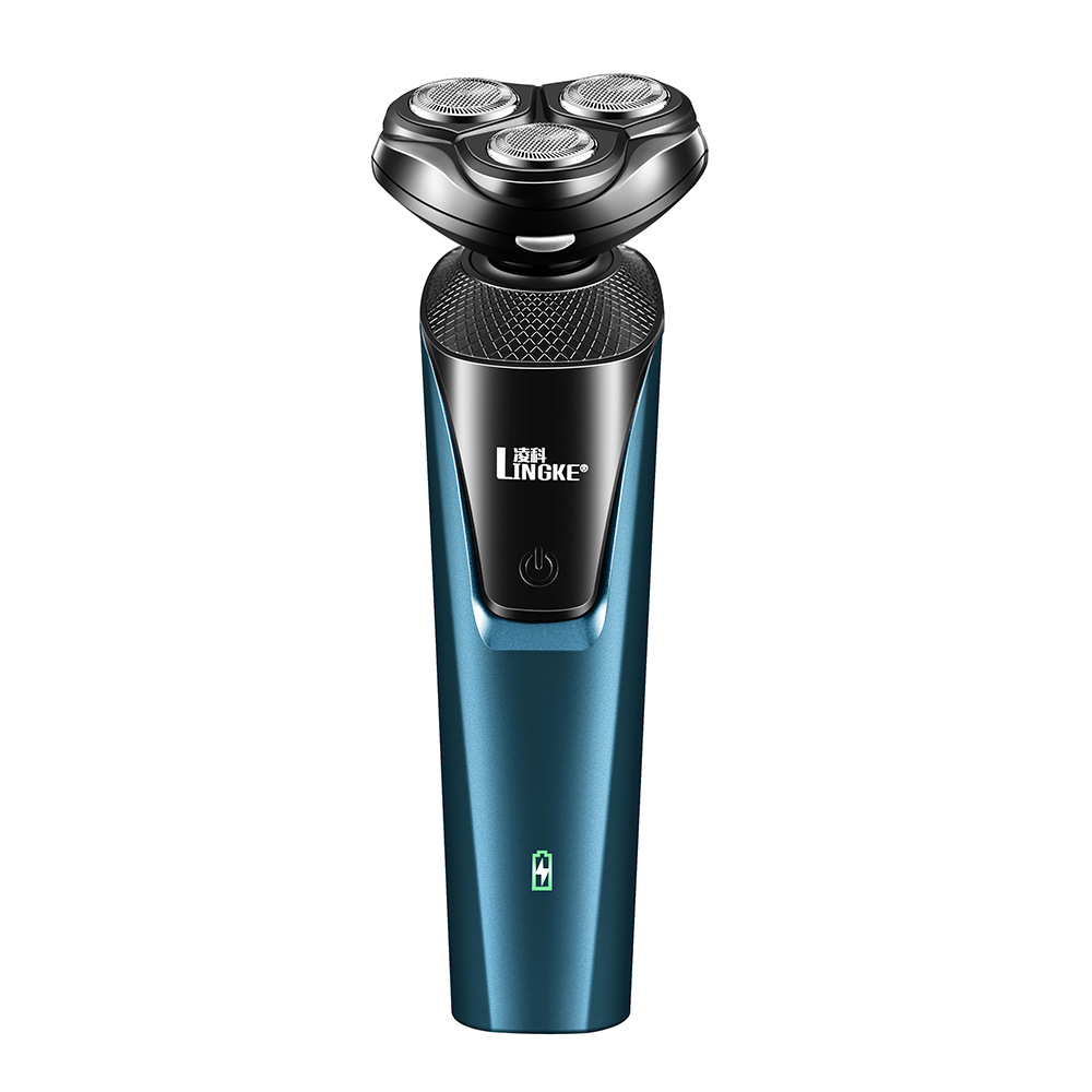 Lingke 8806 Three-Blade Head Three-in-one Razor Set for Men, electric beard razor, washable, USB rechargeable Item Picture