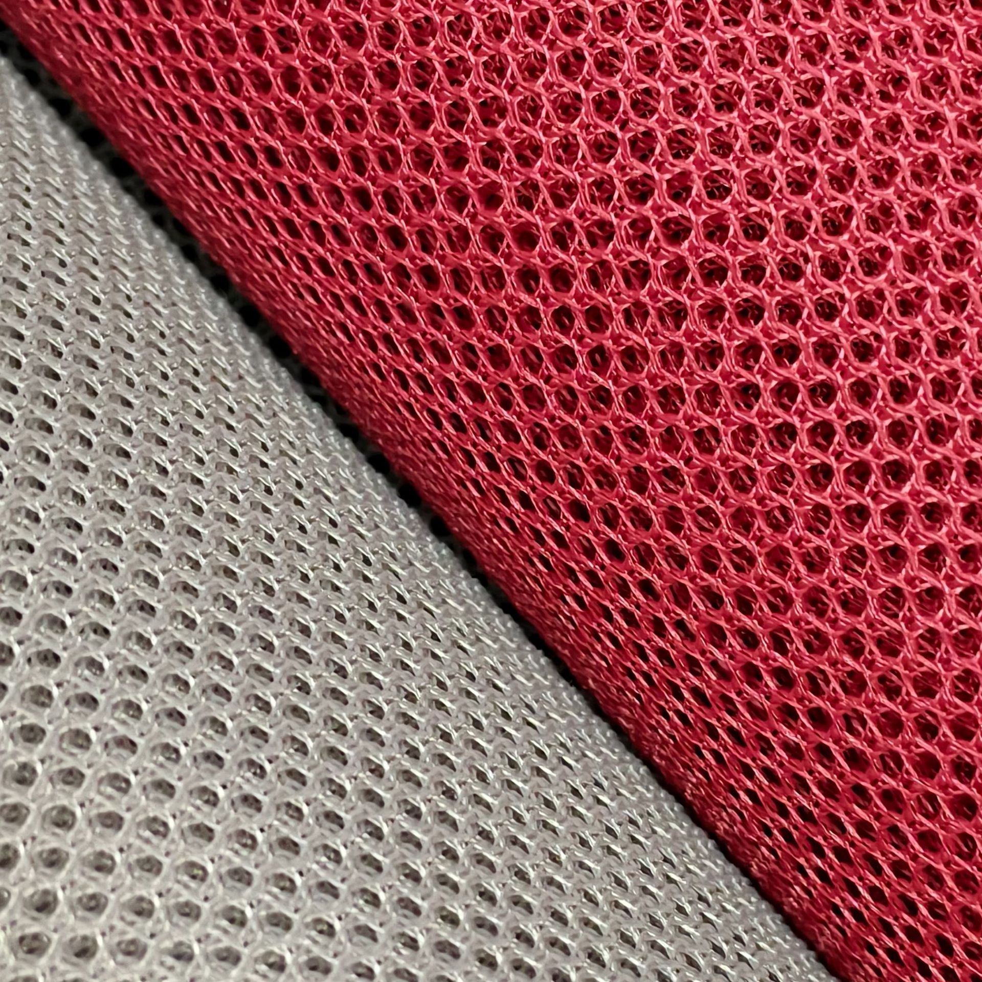 High weight k080 small hexagonal mesh mesh fabric for sports backpacks, bags and handbags details Picture