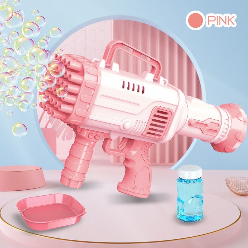The new popular 32-hole fun bubble machine cylinder, Xu Xuanku multi-hole bubble gun, children's toy, interactive mini puzzle Item Picture