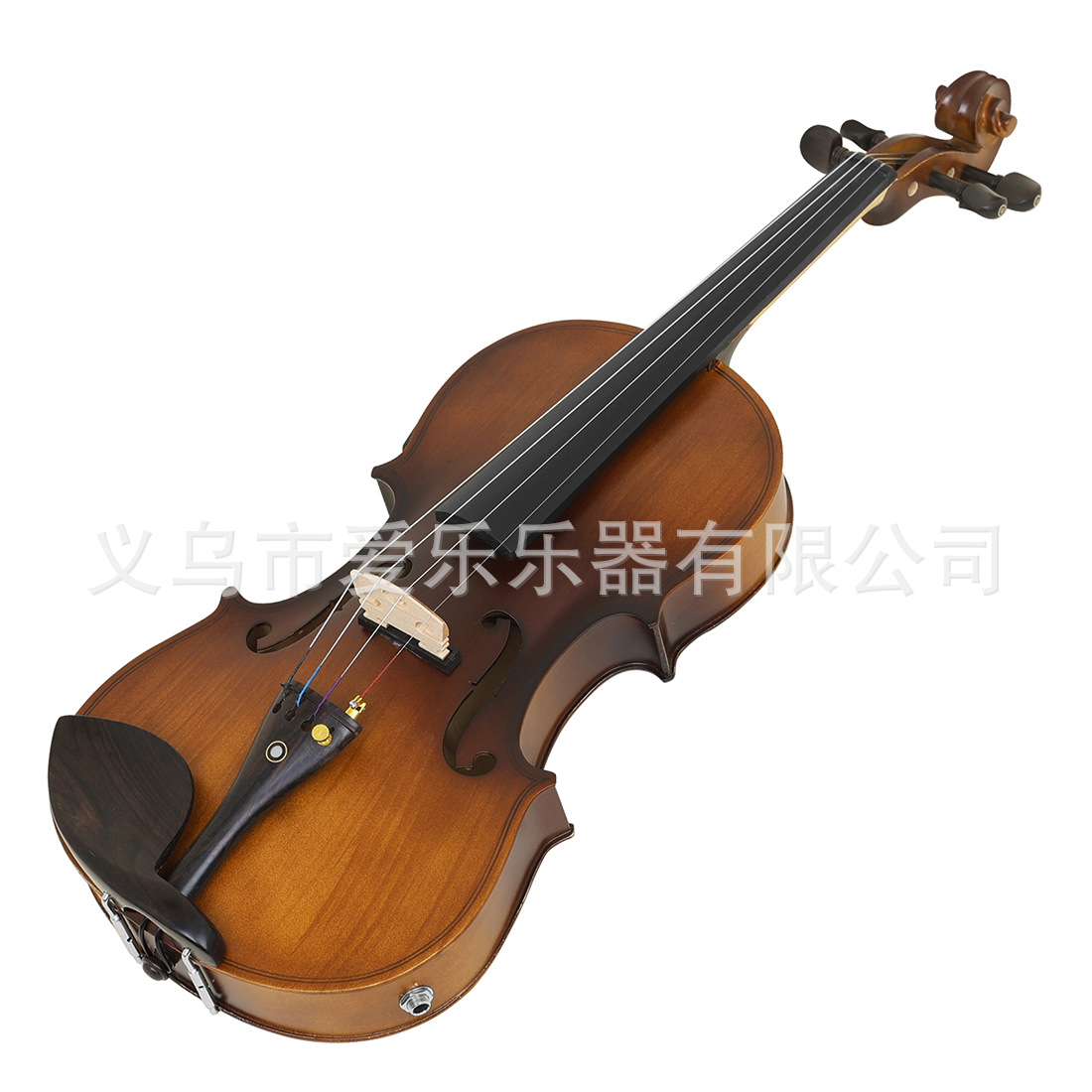 Beginner violin practice kit with bow, rosin tuner Application Scenario