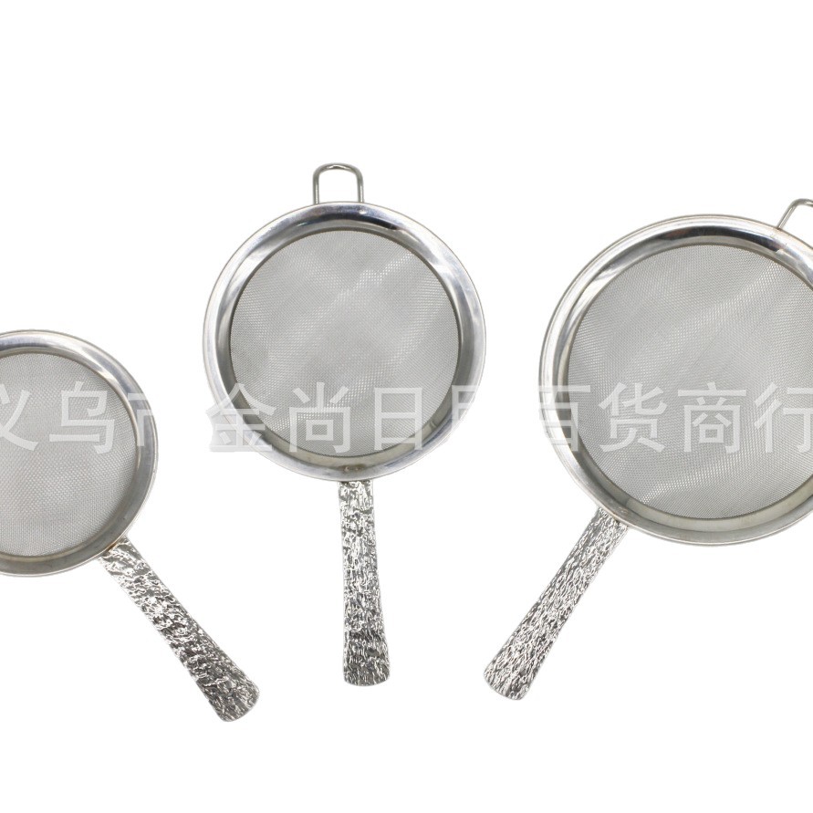 不锈钢树纹柄40目网漏304网豆浆果汁过滤网筛家用厨房滤网筛漏勺详情图5