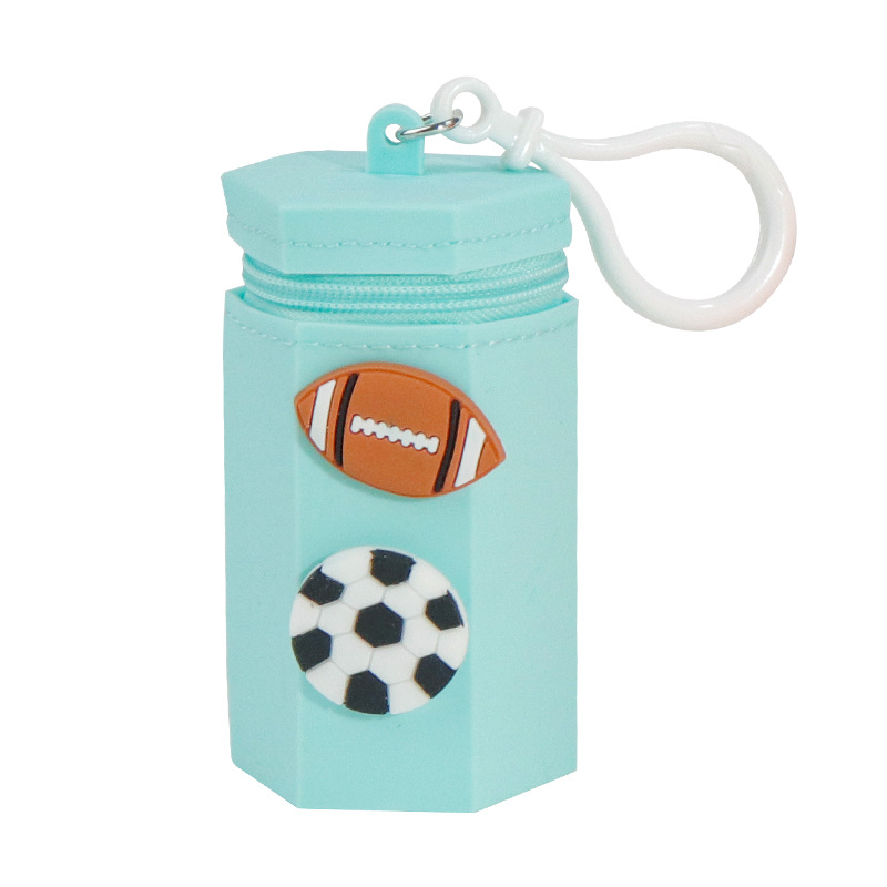 Cute macaron-colored creative coin purse, small bag, hanging accessory, mini bucket bag, earphone storage case, silicone Item Picture