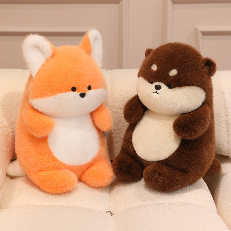 Lazy Animal series dolls, little fox plush toys, sleeping table companions, plush figurines, birthday gifts for children Application Scenario
