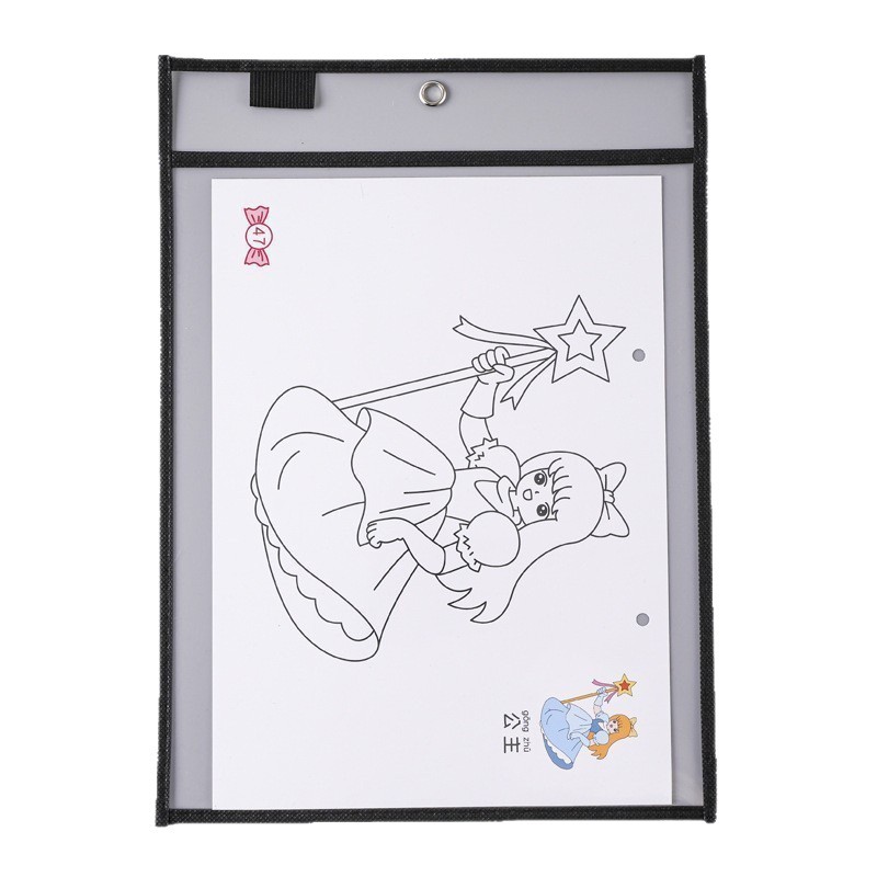 Colorful transparent folders, stationery storage, meeting bags, stationery decoration parts, audio equipment Item Picture