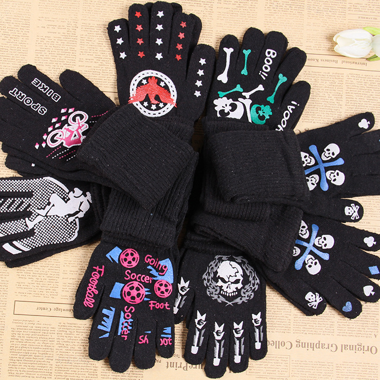 Factory direct sales of long-sleeved gloves for autumn and winter, simple and individual style, specifically designed for warmth, outdoor women, wholesale to keep warm Specification image