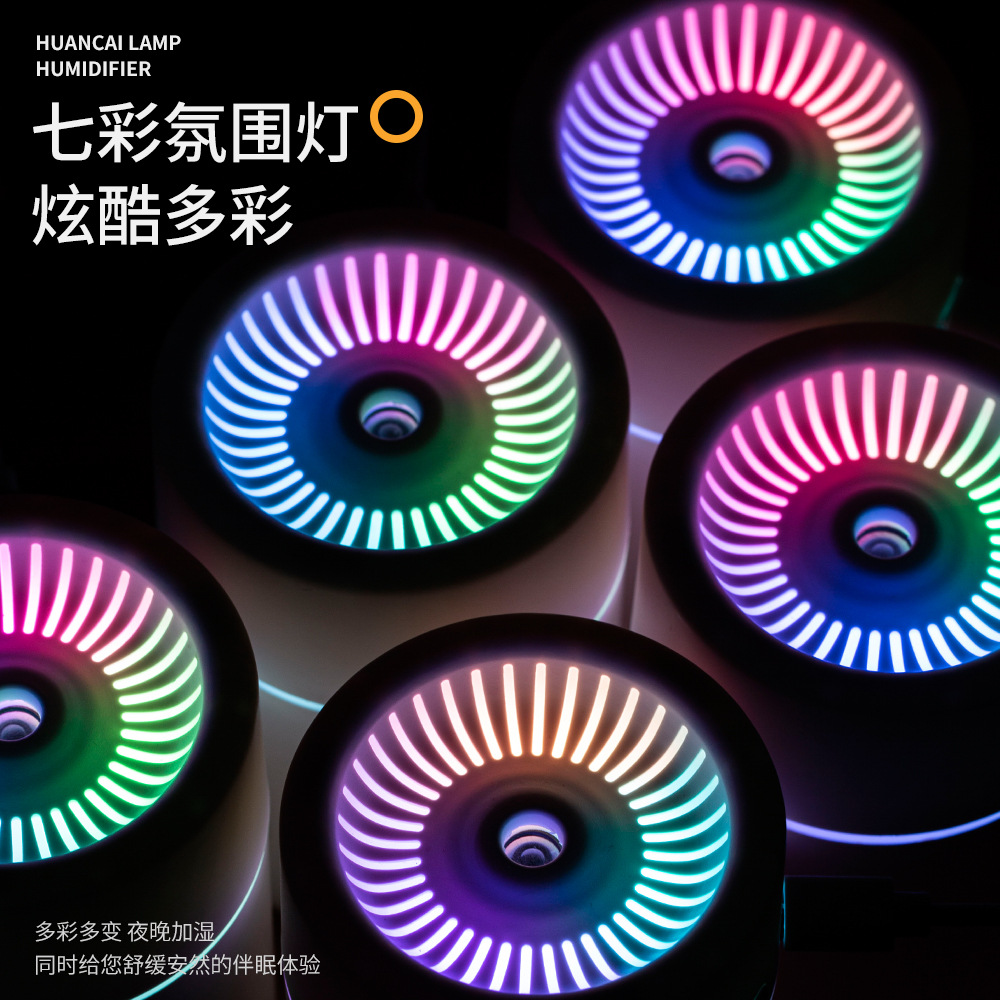 New Phantom Color humidifier, fog volume usb ambient light, mini car, household, small air humidifier details Picture