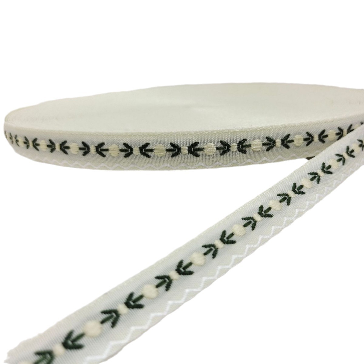 1.2cm black ear-trimmed bow webbing, ethnic style webbing, hair accessories, headwear webbing, ethnic clothing and accessory lace Item Picture