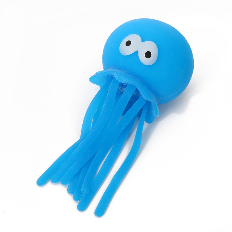 Factory direct sales of jellyfish TPR soft rubber flour toys for stress relief and release, cross-border wholesale of stress-relieving pinch toys Item Picture