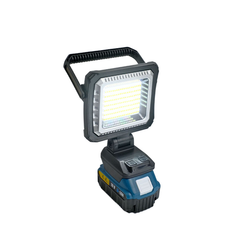 Outdoor lighting detachable Makita battery pack work light, four-speed dimming emergency portable work hand-held light Application Scenario