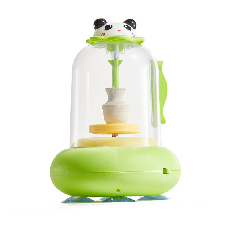 ONSHINE/ Unlimited Kids Panda Pottery Machine - Children's Electric Clay diy Soft Clay Non-fired Clay Toys Item Picture