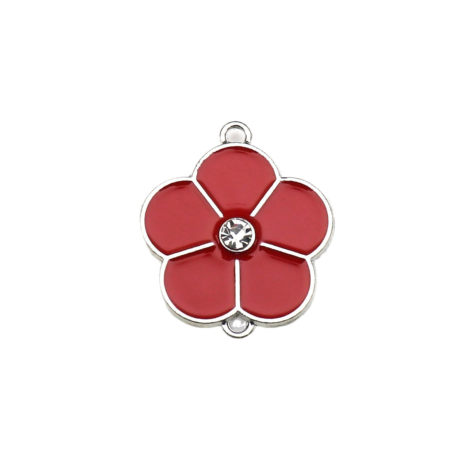 Four-leaf clover, five-leaf clover, plum blossom, double-sided oil-dripping jewelry accessories, hand-woven rope, mobile phone pendant, keychain accessories Item Picture