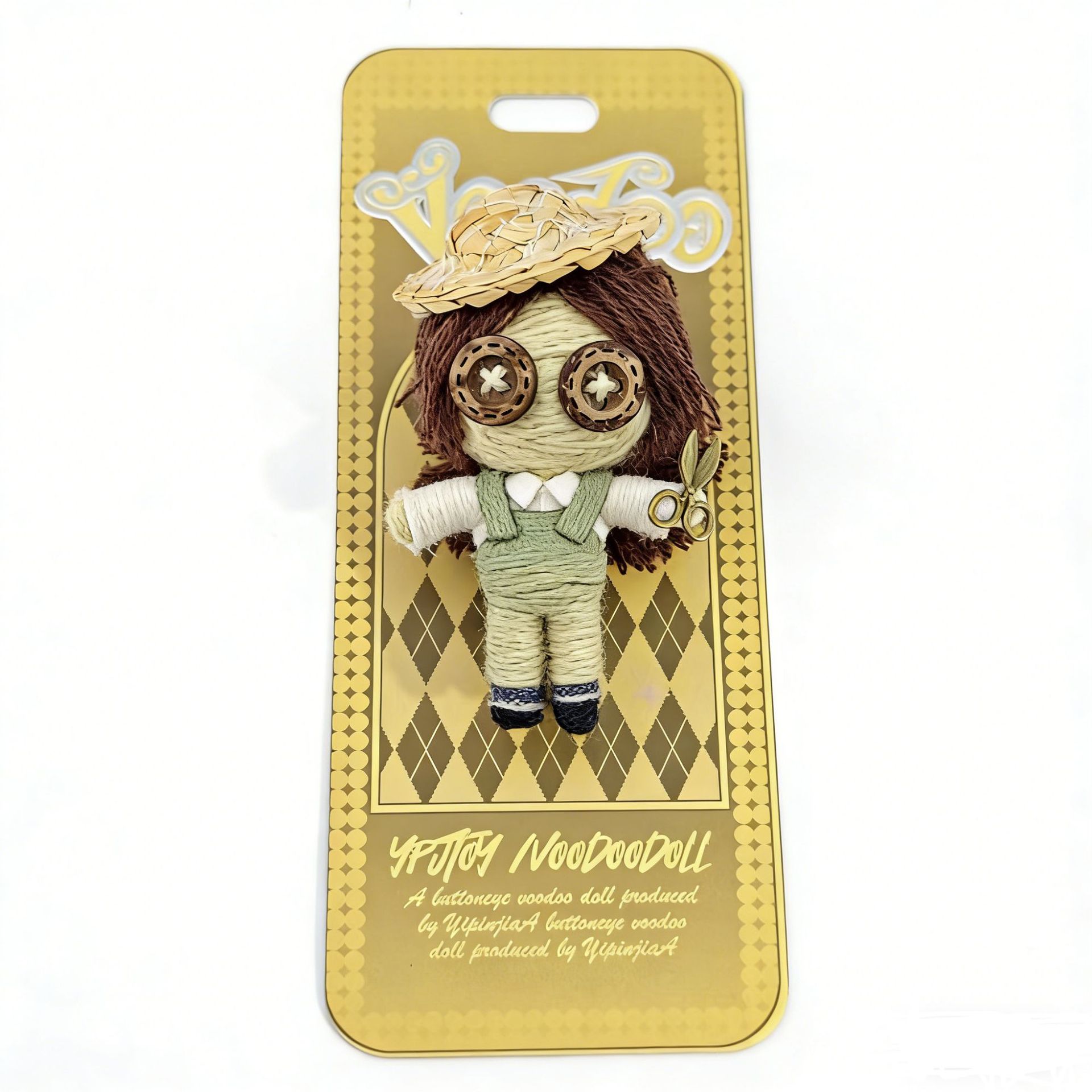 Gardeners' original fifth series cotton thread dolls, voodoo dolls, and Fudu dolls are all handmade for export Specification image