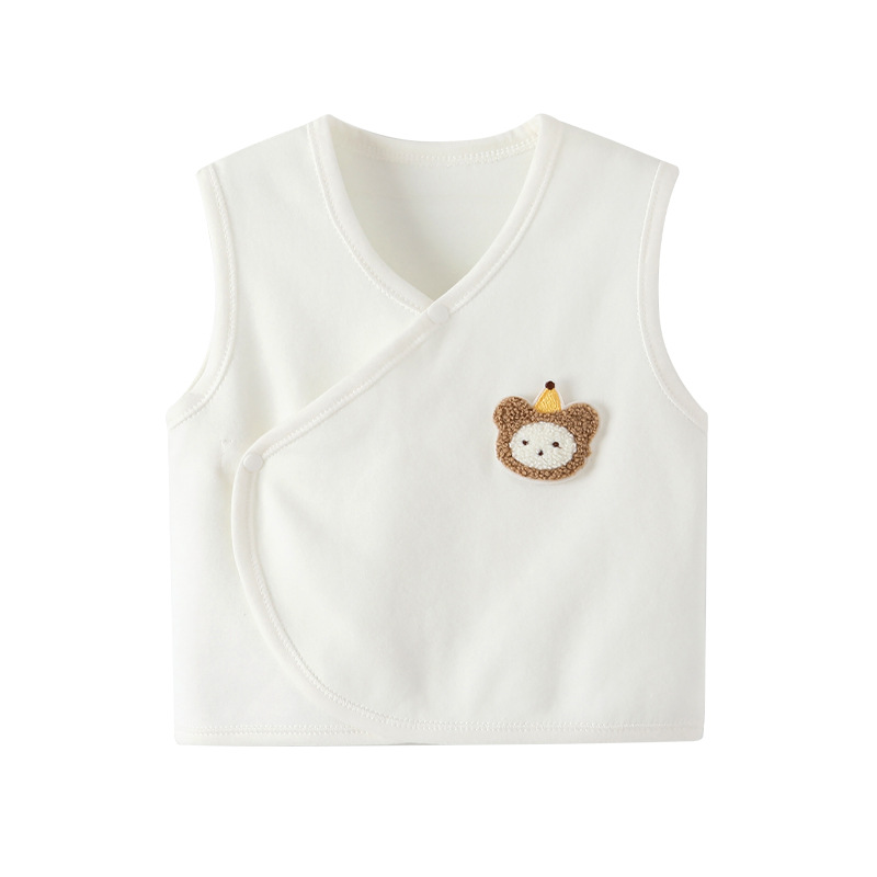 儿童罩衣/宝宝围兜/婴儿纯棉套装礼盒/婴儿/宠物围兜白底实物图