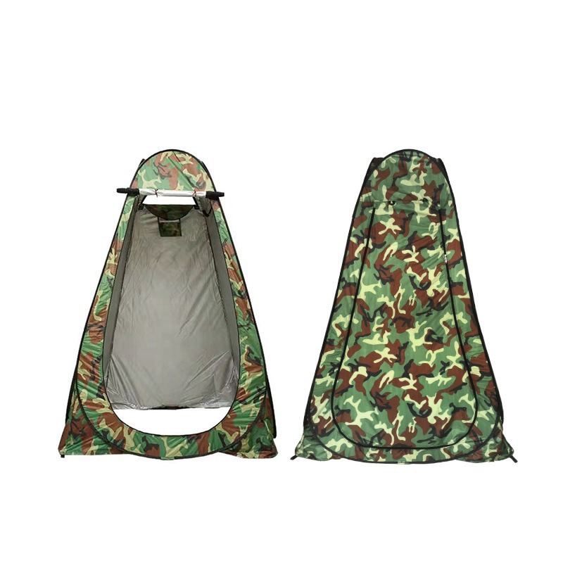 Outdoor beach camping changing tent, portable single-layer foldable bathroom warm bathing tent, no need to set up Item Picture