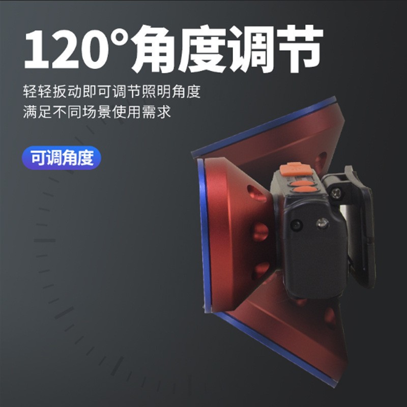 Pailide cross-border high-power sensor headlamp with far-flashing 10+1 strong light ultra-bright aluminum alloy for outdoor night fishing and cycling Application Scenario