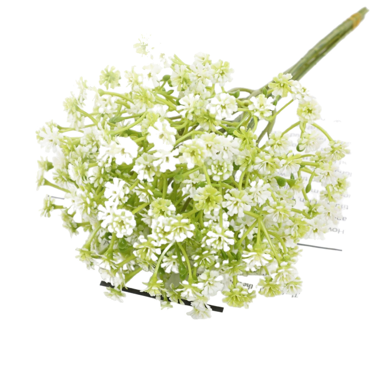 仿真花DIY发饰配件/假花/5朵塑膠花/仿真花/假花批发白底实物图