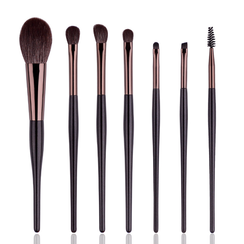 7支醉红颜沧州动物毛化妆刷套装细光峰羊毛真毛现货一件代发