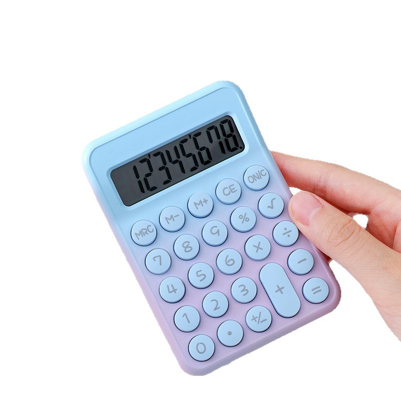 The RZ-836PRO dopamine gradient color calculator is a fresh, portable and flexible key office calculator Item Picture