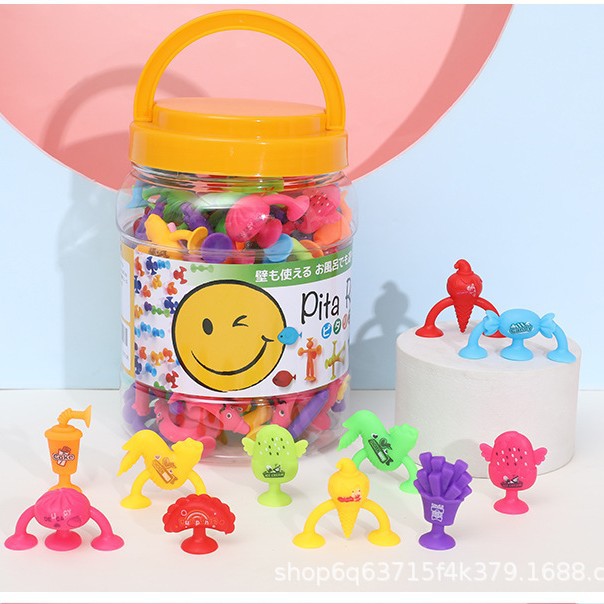 The best-selling new cartoon suction cup toy, "Sticky Fun", is a bath, car and house play toy Application Scenario