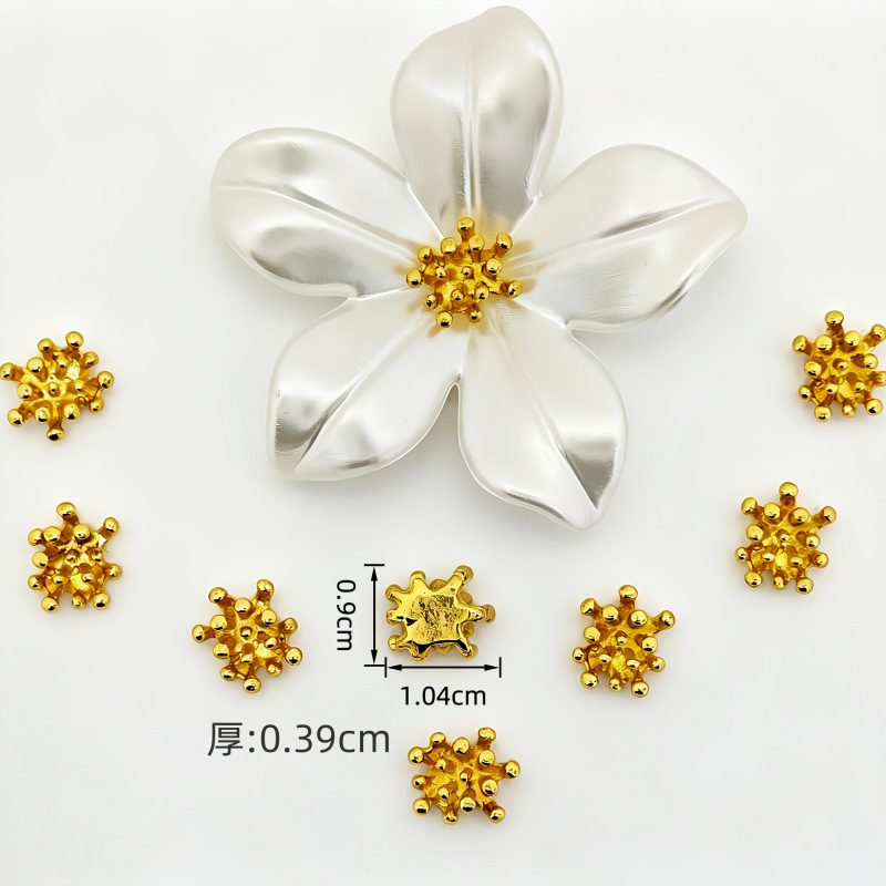 Multicolor núcleo de flor de oro brillante estambres DIY mano adaptación todos los tipos de flores accesorios para el pelo materiales accesorios accesorios Application Scenario