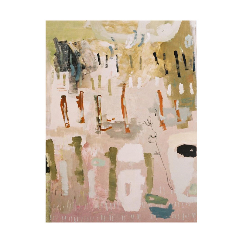 Light French cream-style wall paintings are suitable for white walls as decorative paintings, creating a high-end artistic atmosphere in the dining room and featuring medieval murals in the entrance hall Item Picture