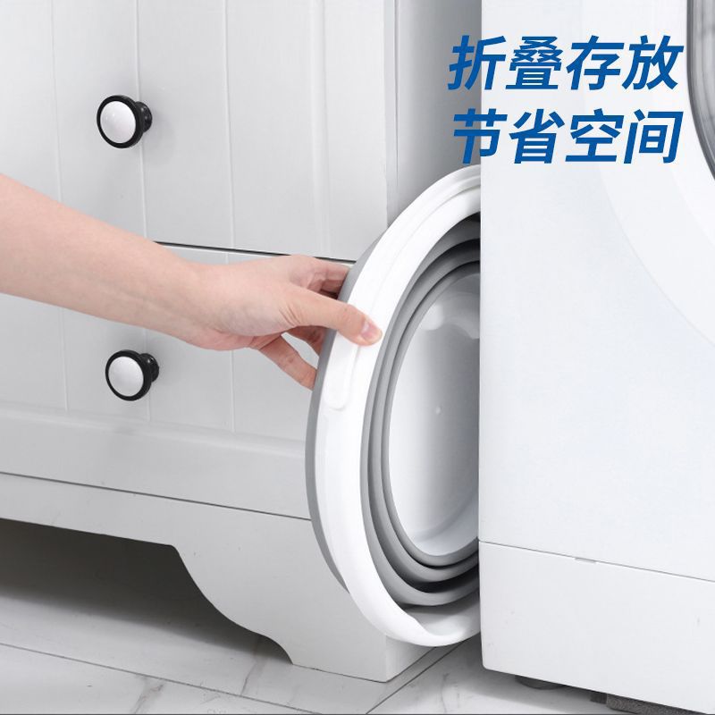 便携式可折叠水桶车用钓鱼桶旅行家用塑料桶车载户外加厚小洗车桶详情图4