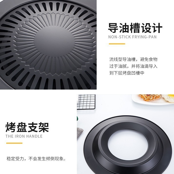 烤淀粉肠炉子/烤锅/烧烤盘/露营炊具/铝箔盘产品图