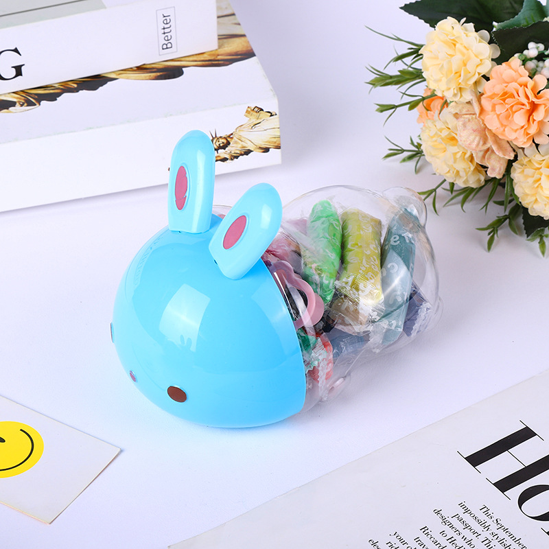 The creative source factory of colored clay, Papa Rabbit Colored Clay, like leather clay, children's DIY toys, educational clay toys Specification image
