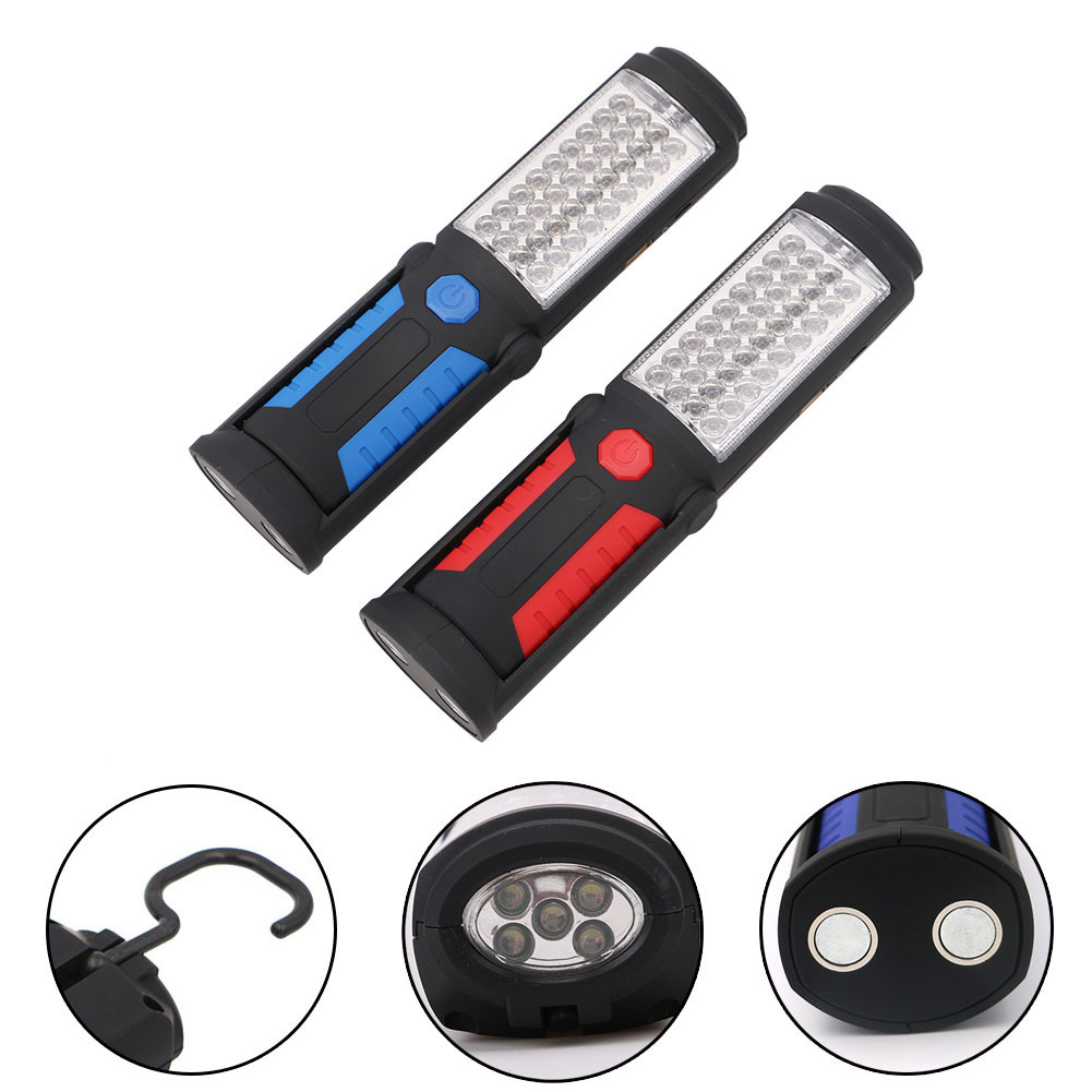 36+5LED emergency work light, USB charging work light with magnetic bracket, car maintenance light, inspection light, flashlight