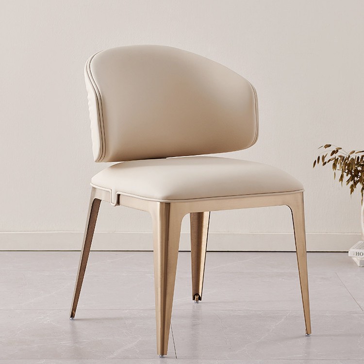 Star Factory wholesale light luxury corrugated dining chairs, minimalist Italian style, modern home design, high-end feel, villa model room dining chairs