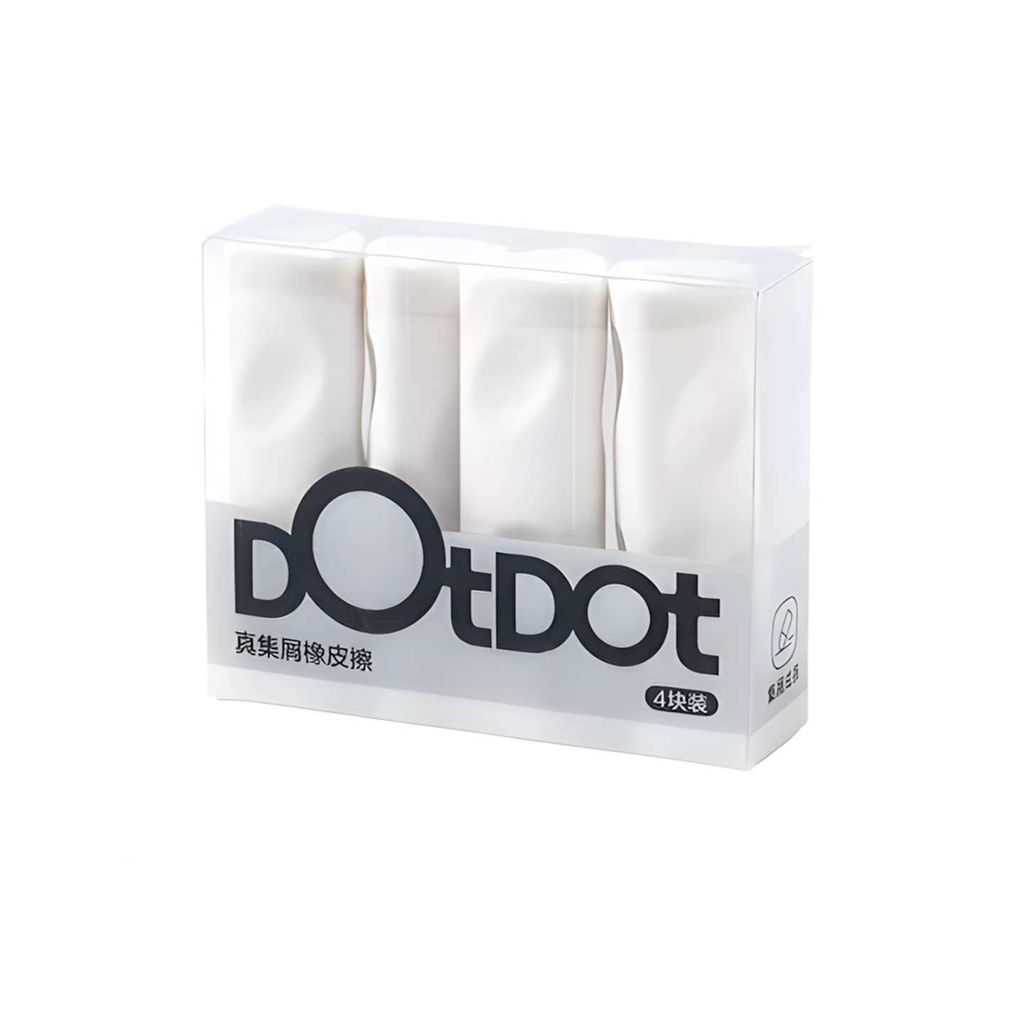 Binbao Dandruff Triangular Hole Eraser, specially designed for primary school students, free of dandruff and clean. It can gather dandruff into lines and be wiped into strips Item Picture