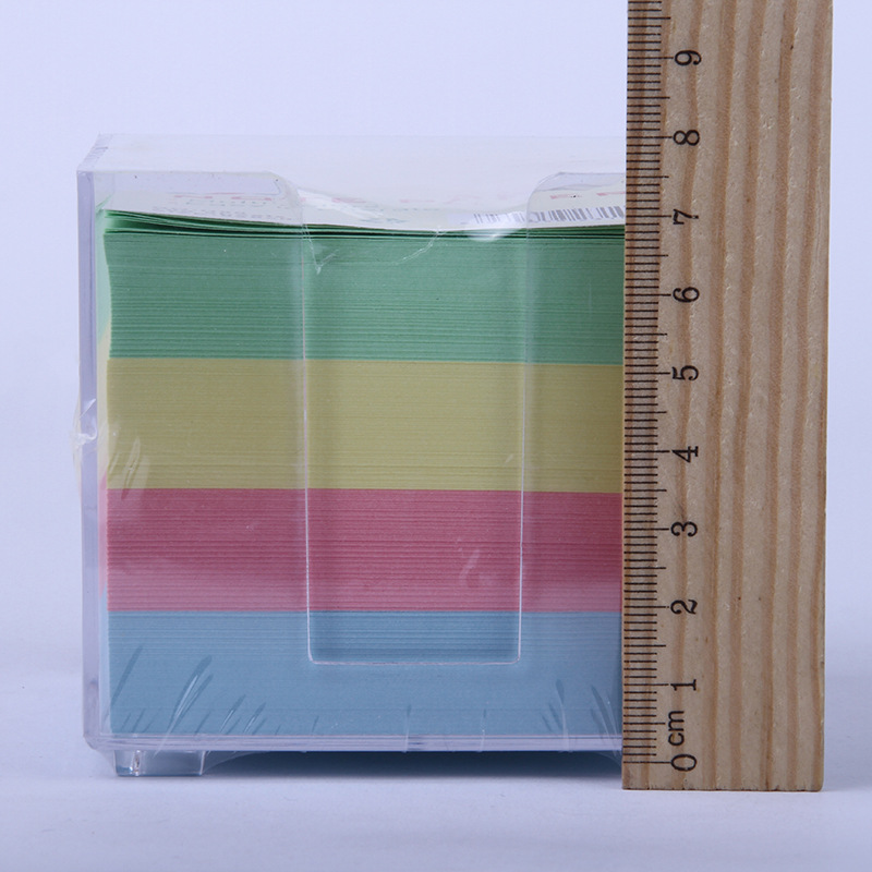 Jiuxing stationery box contains blank notepaper, large-capacity color sticky notes, reminder messages, record events, and customized color pages details Picture