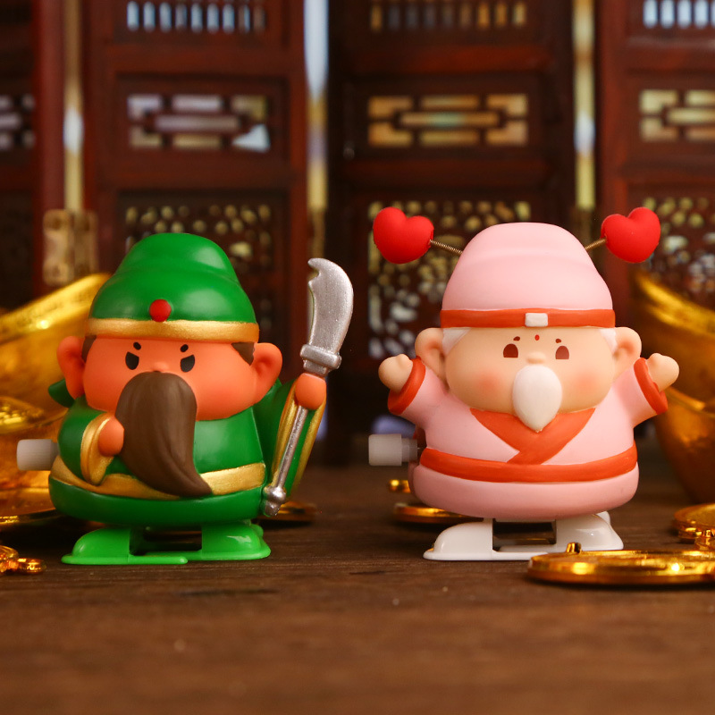 "God of Wealth Arrives Blind Box Cartoon Cute Resin Ornaments, Trendy figurines, desktop ornaments, gifts, gift blind box. Specification image