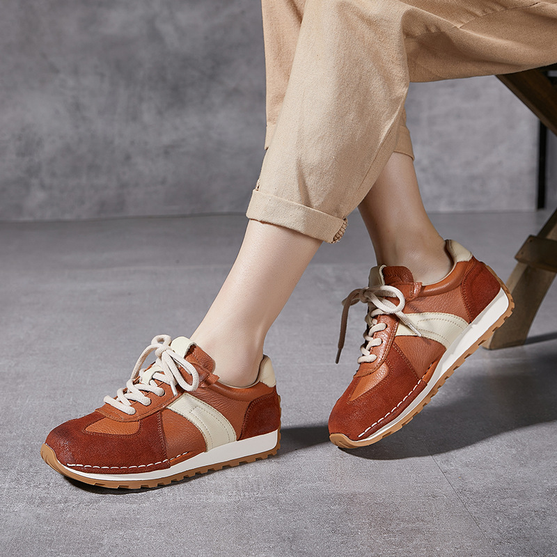 【 Grapefruit Forrest Gump Shoes 】 Classic retro casual sports shoes, genuine leather thick-soled height-increasing student sports training shoes Application Scenario