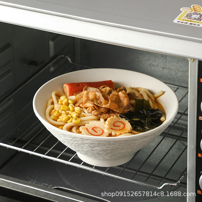 One-piece delivery: 9-inch Japanese bamboo hat bowl, ceramic ramen bowl, commercial hotel large bowl, soup noodle bowl, beef noodle bowl Specification image