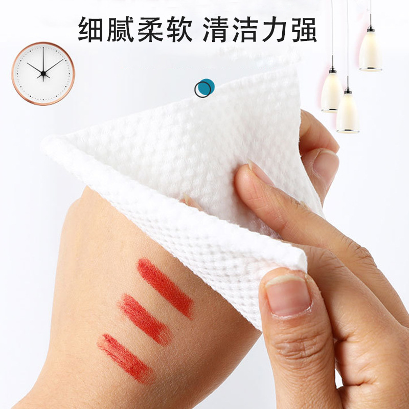 500g hanging face towel, all-cotton disposable pull-out facial cleansing towel, thickened, family-sized cotton soft towel, thickened Specification image