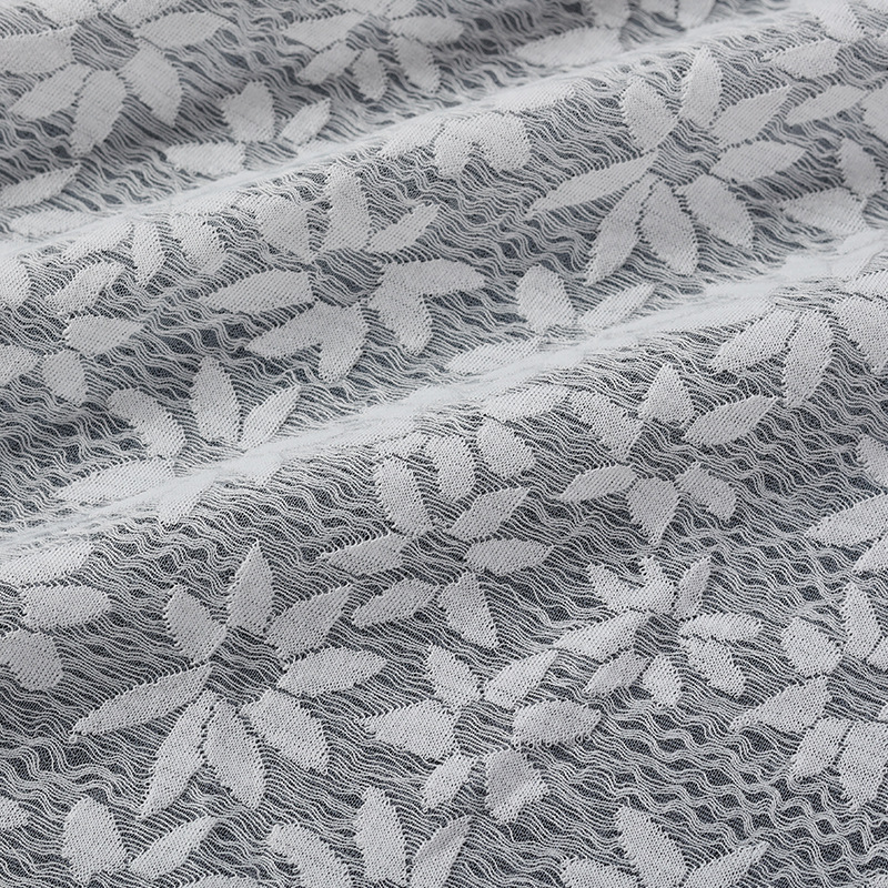 柯桥面料新品 针织提花弹力面料 春夏衬衫连衣裙T恤吊带衫布料细节图