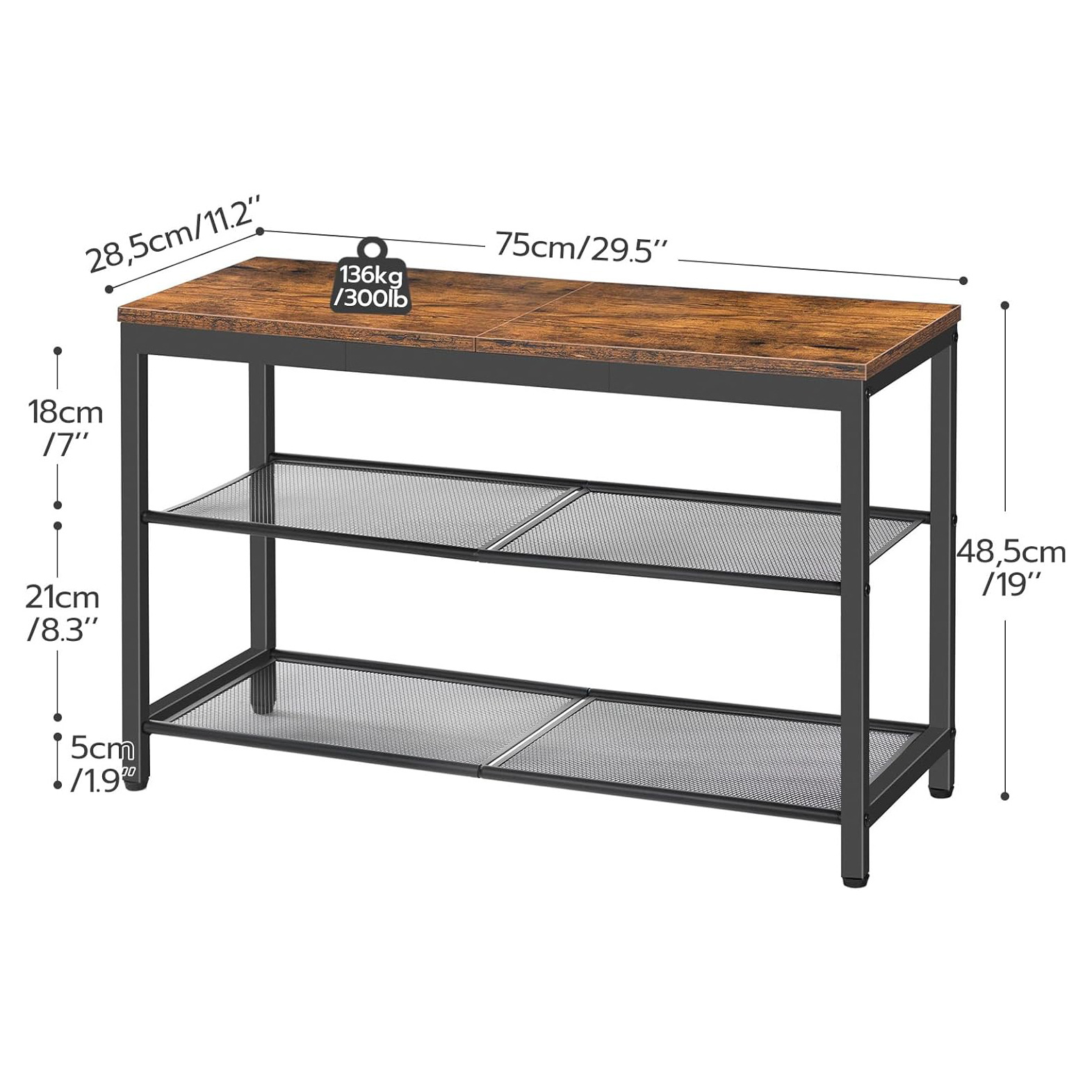 This is a best-selling shoe cabinet on Amazon's cross-border e-commerce platform, featuring a three-layer inclined multi-functional iron-wood combined disassemblable and storage shoe rack Application Scenario