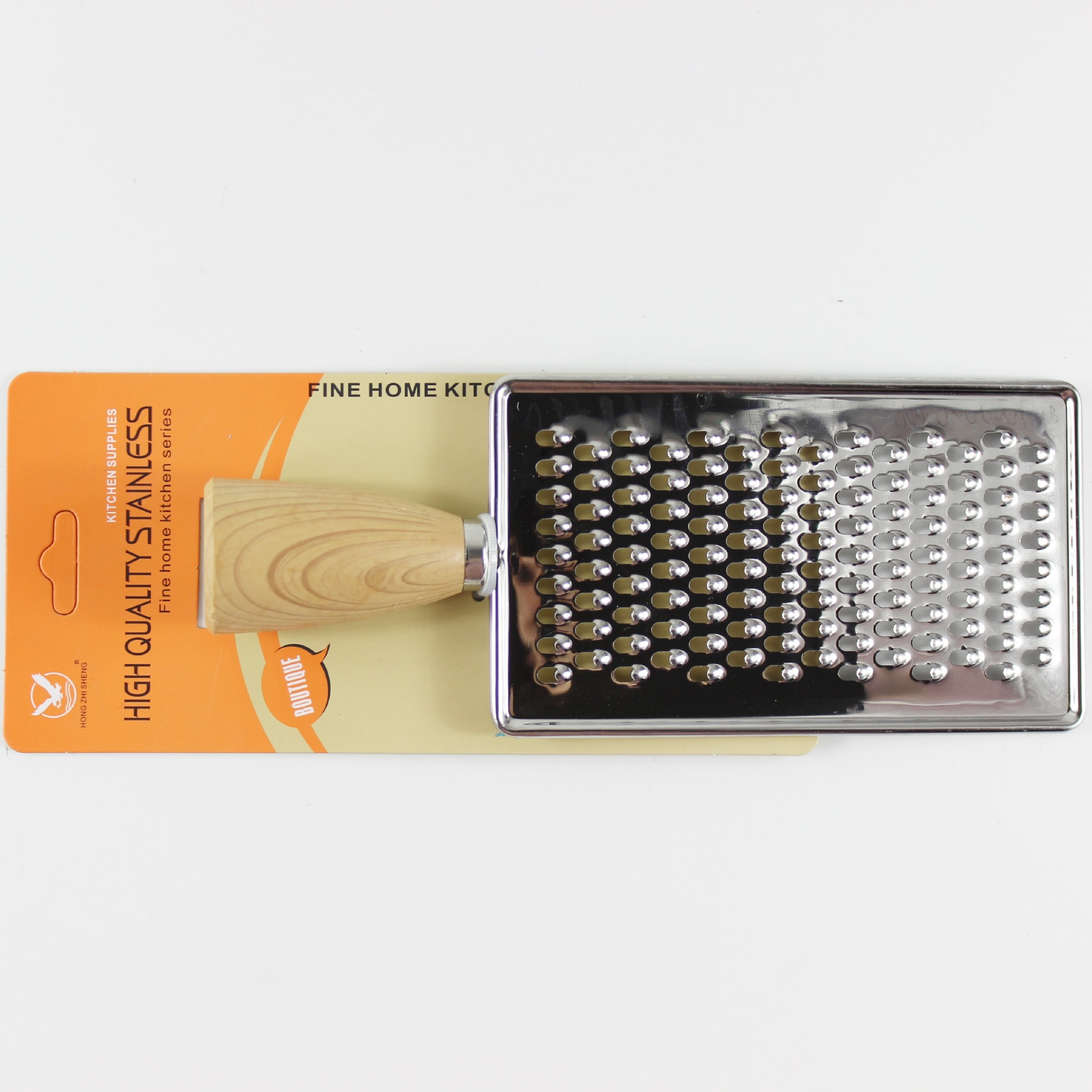 Stainless steel grater, kitchen small tool, thickened small hole, multi-functional vegetable cutter, kitchen household melon grater, factory direct sales Application Scenario