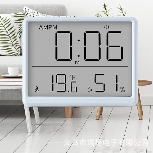 The YZ-8818 electronic thermometer and humidifier precisely displays the temperature and is an indoor desktop type thermometer and humidifier Specification drawing