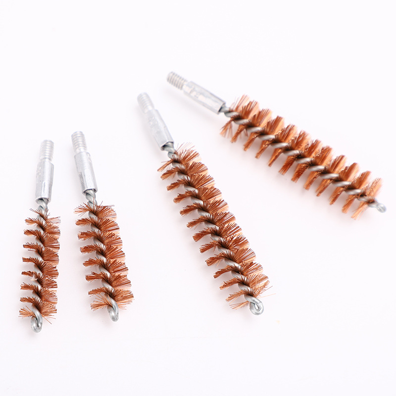 Wholesale gun brushes, barrel brushes, cleaning tools, pipe descaling, copper wire brush sets from the manufacturer are selling well on Amazon cross-border Specification drawing