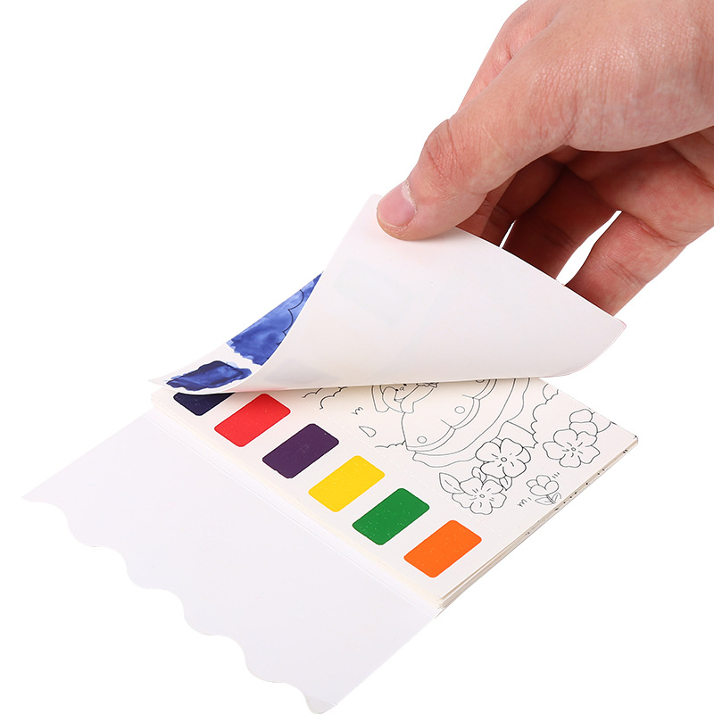 Decale Art Coloring Book, all-in-one doodle picture book, paint brush, Sketchbook, DIY Drawing book, Scratch card Item Picture