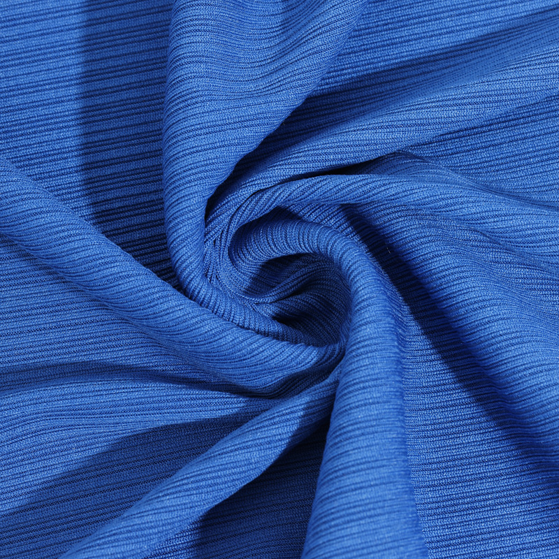 2023新款250g百褶条面料针织弹力布T恤背心裤装面料现货批发