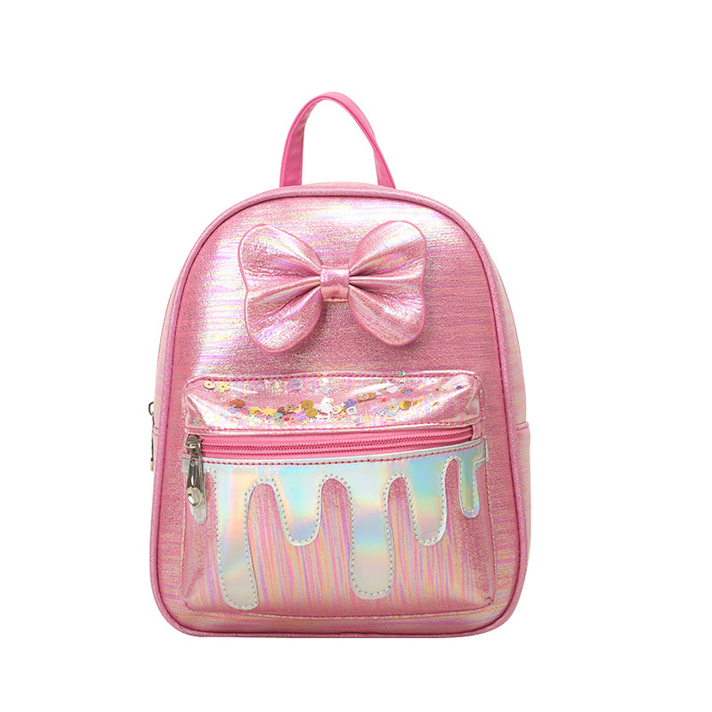 Big-tailed cat children's trendy backpack, colorful cartoon bow, princess, girl cake, cute children's bag Item Picture