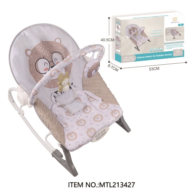 Wholesale of foreign trade baby electric rocking chairs, baby lullabies, dining tables, lounge chairs, newborn comfort devices, soothing chairs, toys Application Scenario