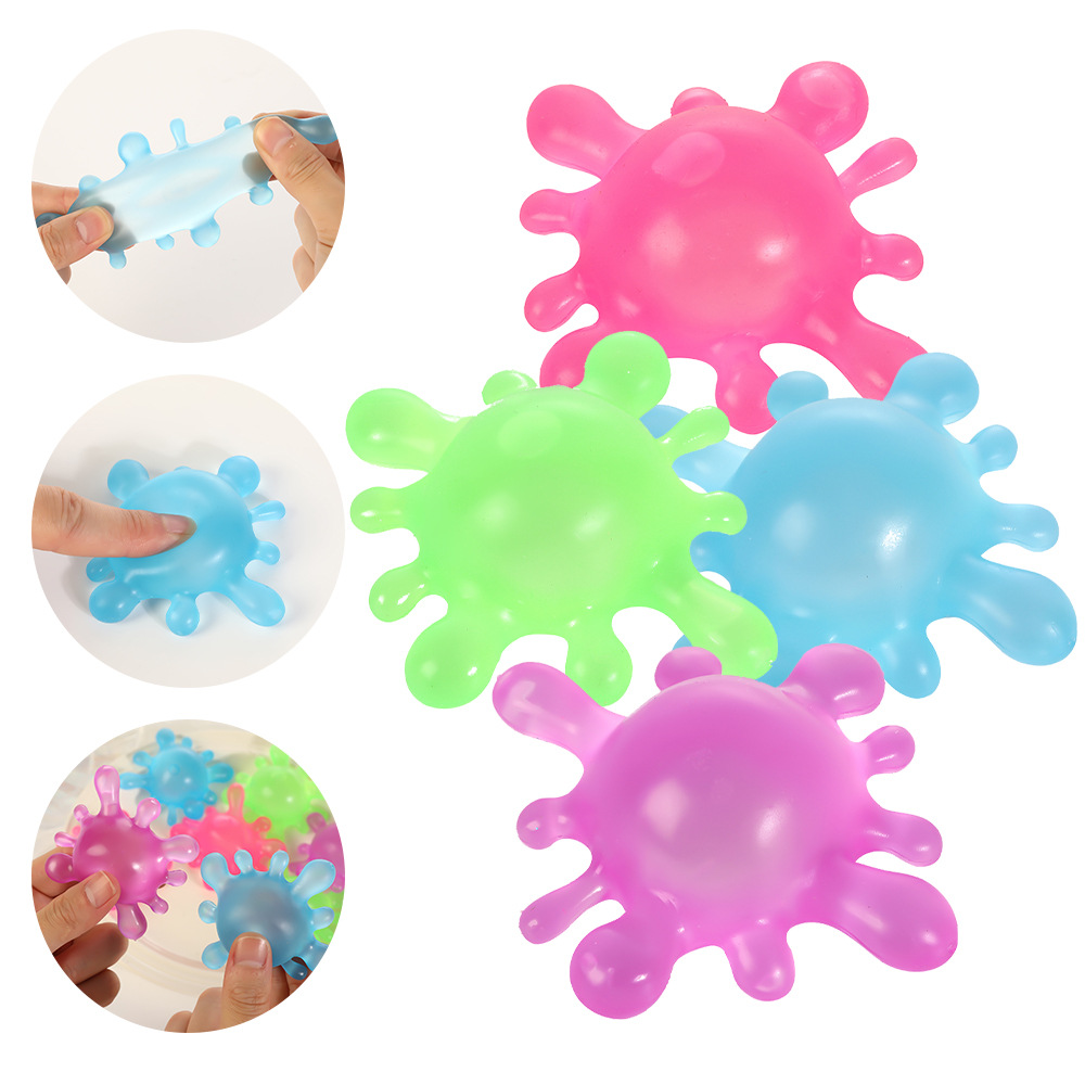Amazon's popular dreamy water drop maltose kneading fun slow Rebound release Funny virus children's stress relief toy